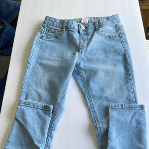 So brand jegging girls size 10 light blue